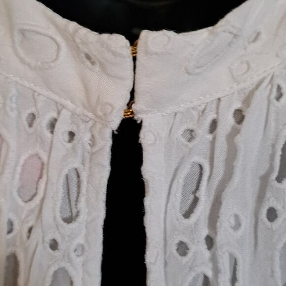 Lilly Pulitzer INDIRA Swing DRESS Resort SNOW White Eyelet - Picture 5 of 11